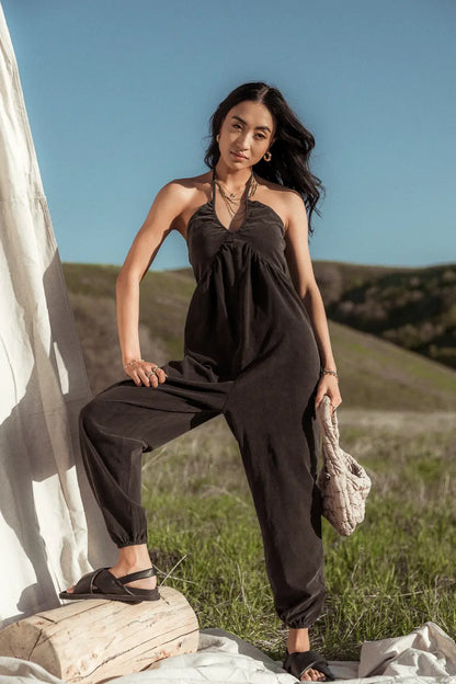 Trixie Jumpsuit in Black - FINAL SALE